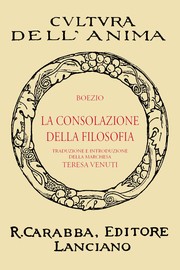 Cover of: La Consolazione Della Filosofia