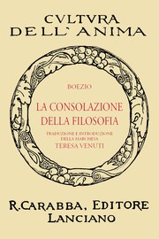 Cover of: La Consolazione Della Filosofia by 