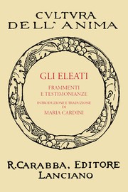 Cover of: Gli Eleati: Frammenti E Testimonianze