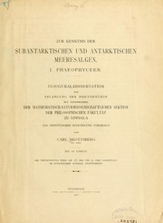 Cover of: Zur Kenntnis der sübantarktischen und antarktischen Meeresalgen: I. Phaeophyceen ...