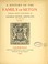 Cover of: A history of the family of Seton during eight centuries. [With plates, including portraits, illustrations, facsimiles, a bibliography and genealogical tables.]