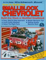 Cover of: How to Build the Smallblock Chevrolet (Workbench Book)