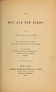 Cover of: The boy and the birds