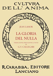 Cover of: La Gloria Del Nulla