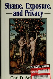 Cover of: Shame, exposure, and privacy