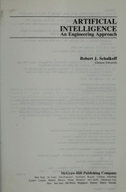 Cover of: Artificial intelligence by Robert J. Schalkoff