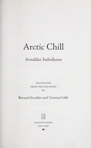 Cover of: Arctic chill by Arnaldur Indriðason