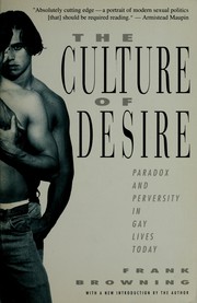 Cover of: The culture of desire by Frank Browning