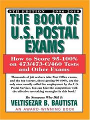 Cover of: The Book of U.S. Postal Exams by Veltisezar B. Bautista