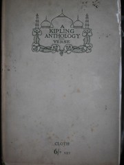 Cover of: A  Kipling anthology:Verse.