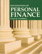 Cover of: Foundations of personal finance