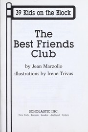 Cover of: The best friends' club
