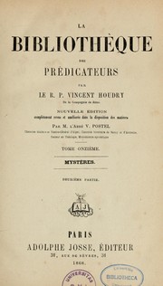 Cover of: La bibliothèque des prédicateurs