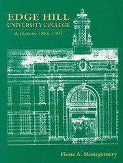 Cover of: Edge Hill University College: A History 1885-1997