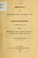 Cover of: Directions for regulating, using and taking care of chronometers