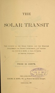 The solar transit by Benjamin H. Smith