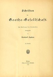 Cover of: Aus dem Goethe-national-museum by Goethe-Nationalmuseum (Germany)