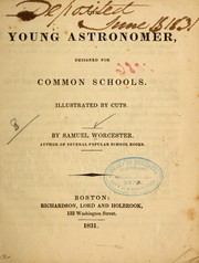Cover of: The young astronomer ...