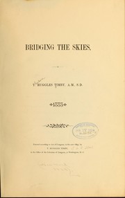 Cover of: Bridging the skies
