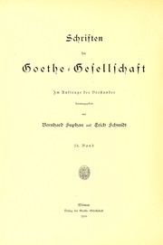 Cover of: Goethe und Tischbein by Wolfgang von Oettingen