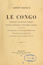 Cover of: Le Congo