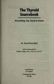 Cover of: The thyroid sourcebook by M. Sara Rosenthal