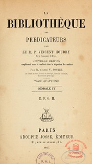 Cover of: La bibliothèque des prédicateurs