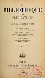 Cover of: La bibliothèque des prédicateurs