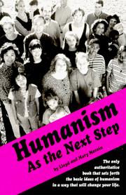 Cover of: Humanism as the next step