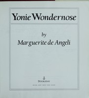 Cover of: Yonie Wondernose by Marguerite de Angeli