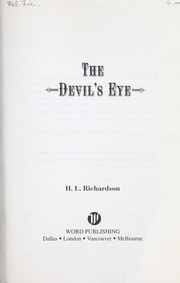Cover of: The devil's eye by H. L. Richardson