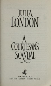 Cover of: A courtesan's scandal