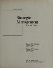 Cover of: Higgins Strat Manmt Organ Policy 4e