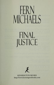 Cover of: Final justice by Fern Michaels.