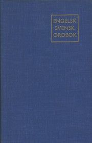 Engelsk-svensk ordbok by Karl Kärre