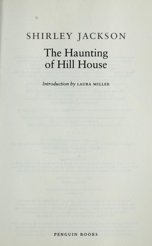 The haunting of Hill House by Shirley Jackson