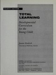 Cover of: Total Learning by Joanne Hendrick, Patricia Weissman, Joanne Hendrick