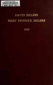 Cover of: David Sellers, Mary Pennock Sellers