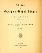 Cover of: Aus Goethes Archiv. by Johann Wolfgang von Goethe