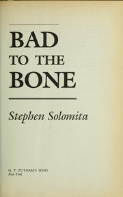 Cover of: Bad to the bone