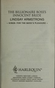 THE BILLIONAIRE BOSS' INNOCENT BRIDE by Lindsay Armstrong