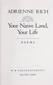 Cover of: Your Native Land, Your Life, Poems.