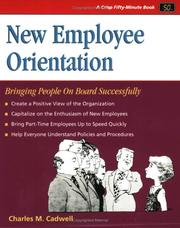 Cover of: New employee orientation