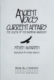 Cover of: Ancient voices, current affairs by Steven McFadden