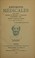 Cover of: Anecdotes médicales; bons mots, pensées et maximes, chansons, épigrammes, etc