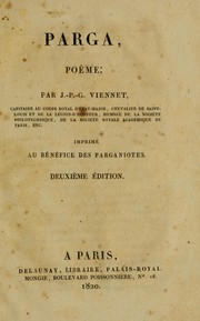 Cover of: Parga: poème