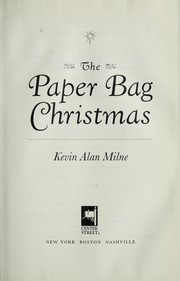 Cover of: The paper bag Christmas