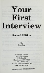 Cover of: Your first interview