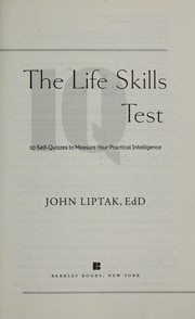 Cover of: The life skills IQ test