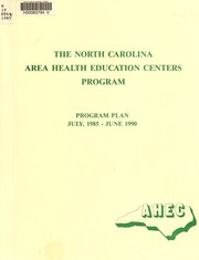 Cover of: Program plan: July 1, 1985-June 30, 1990